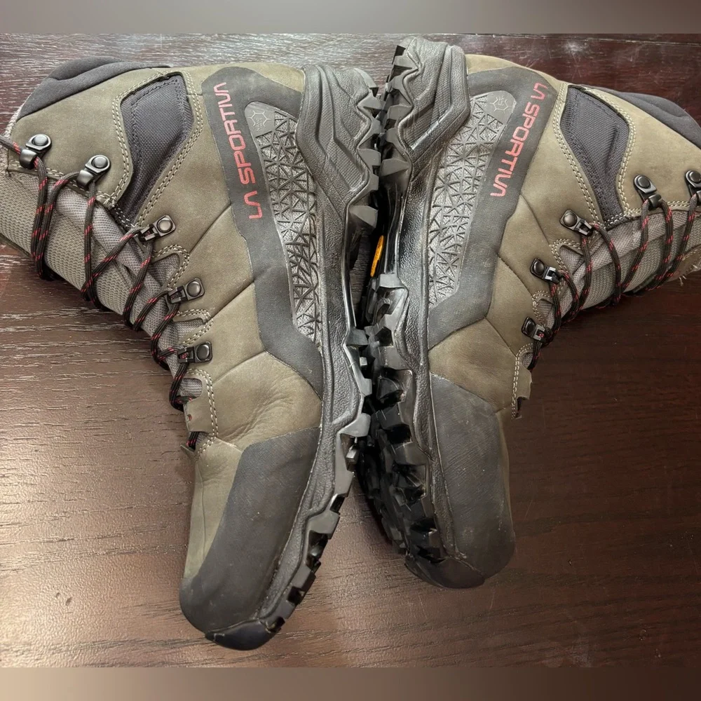 La Sportiva Nucleo High II GTX Boots Men's 12 Carbon Green Hiking Outdoor - Picture 5 of 9